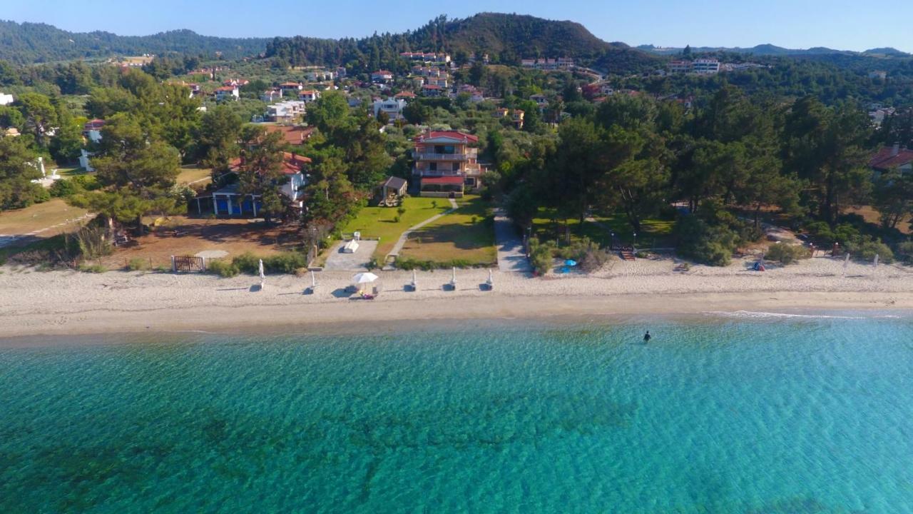 Villa Argo 3 - Beachfront, Big Gardens, Location! Pefkochori Exterior foto