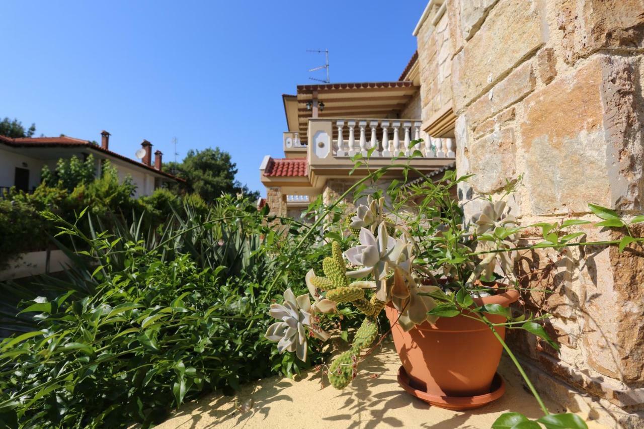 Villa Argo 3 - Beachfront, Big Gardens, Location! Pefkochori Exterior foto
